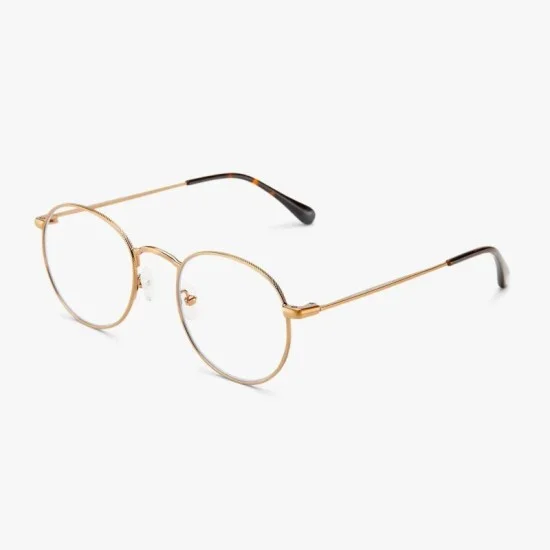 نظارات بارنر ريكوليتا لحماية من الضوء الأزرق – ذهبي مطفي